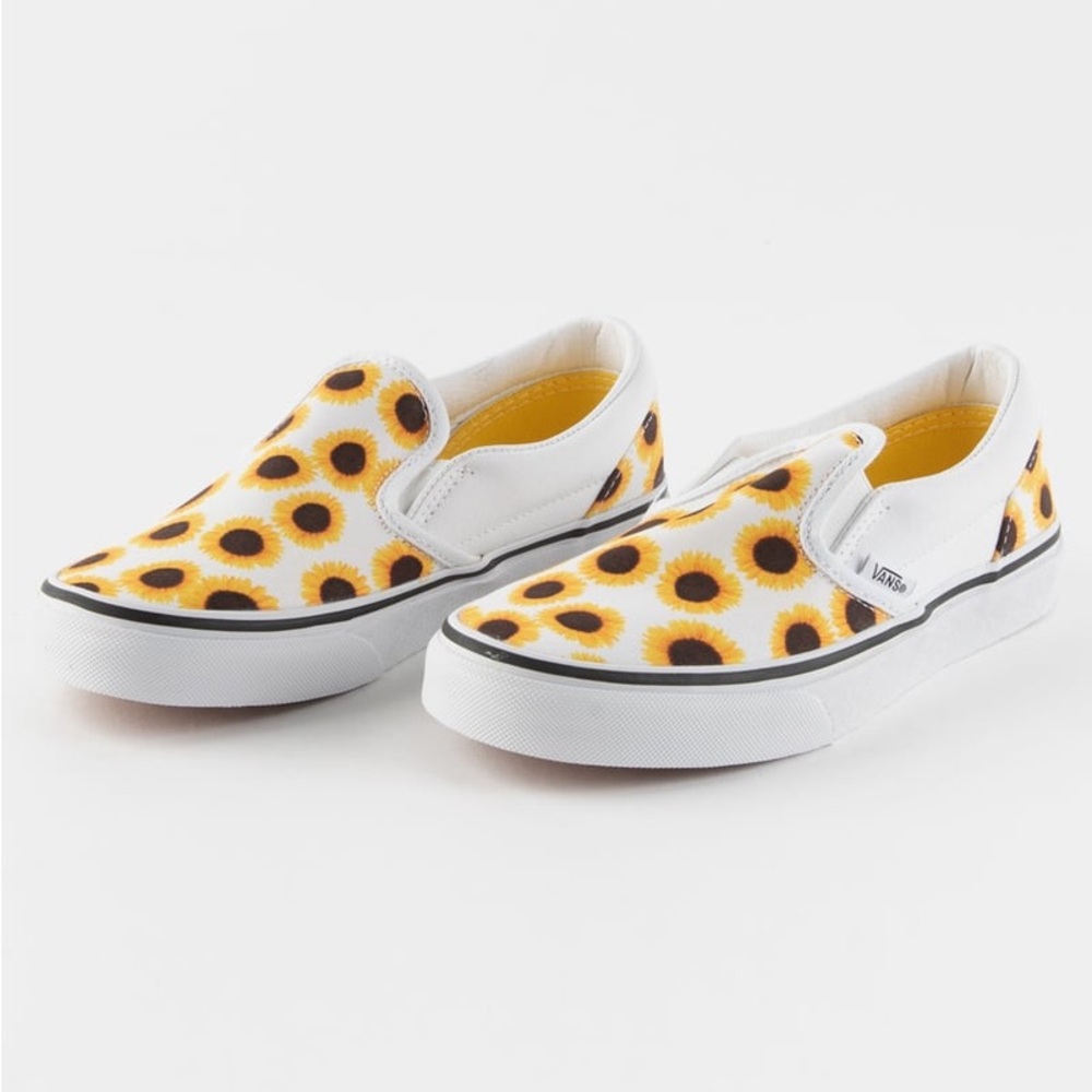 VANS Sunflower Classic Slip-on Girls Shoes size 1
